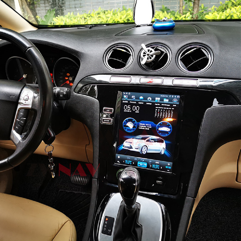 포드 S-막스 갤럭시 2007-2015를 위한 차량 안내 카 스테레오 머리 유닛 안드로이드 11 카플레이