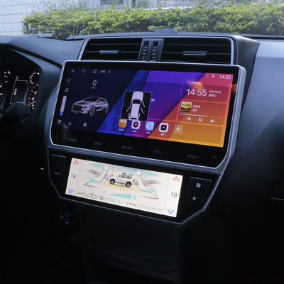 토요타 프라도 2018-2023을 위한 디지털 주도하는 자동차 공조 장치 AC 패널 터치 스크린
