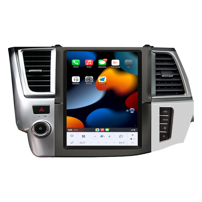 도요타 하이랜더 2014-2021을 위한 퀘일컴 옥타 핵심 자동차 라디오 선수 Android11