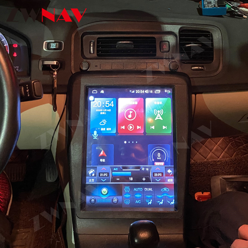안드로이드 볼보 자동차 입체 음향 S60 V60 자동차 GPS 네비게이션 멀티미디어 플레이어 2011-2018명