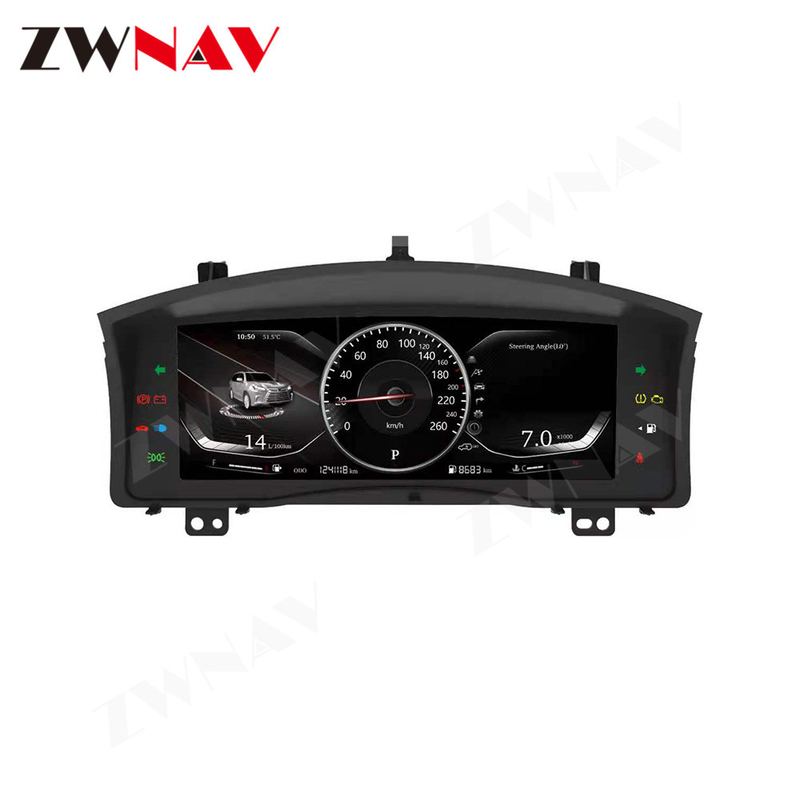 렉서스 LX570 2007-2015 자동차 디지털 집단 12.3 인치 LCD 계기판 속도계 1920*720