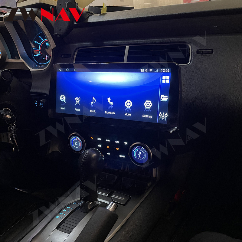 쉐보레 카마로 안드로이드 오토 머리 유닛 자동차 GPS 네비게이션 멀티미디어 플레이어 2010-2015명