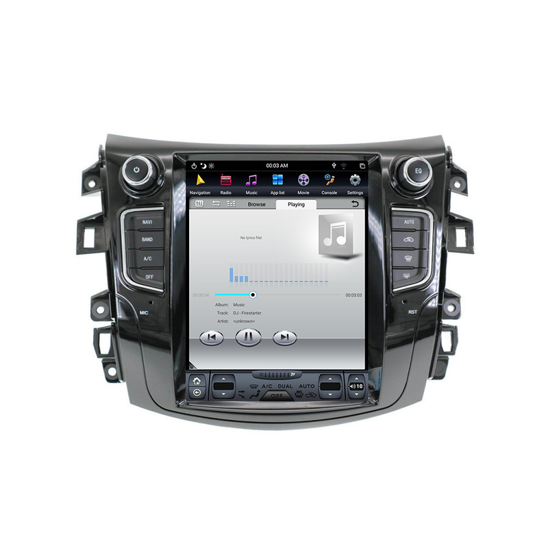 Bluetooth를 가진 10.4 인치 닛산 Navara Np300 안드로이드 헤드 유닛 단일 소음 자동차 스테레오