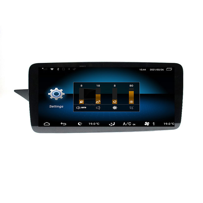 12.3inch 메르세데스 벤츠 헤드 유닛 싱글 딘 안드로이드 10.0 45V 자동차 GPS 라디오