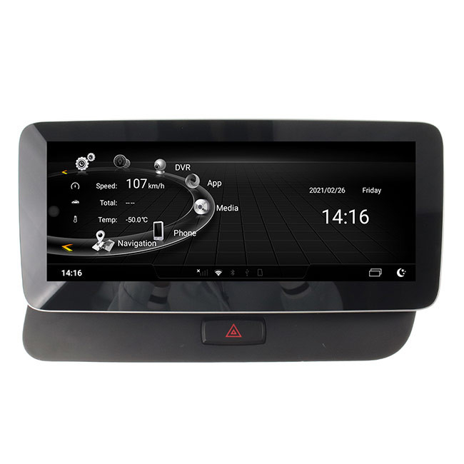 128GB Q5 AUDI Carplay 안드로이드 자동 GPS 지도 10.25 인치 자동 항법 시스템