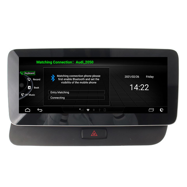 128GB Q5 AUDI Carplay 안드로이드 자동 GPS 지도 10.25 인치 자동 항법 시스템