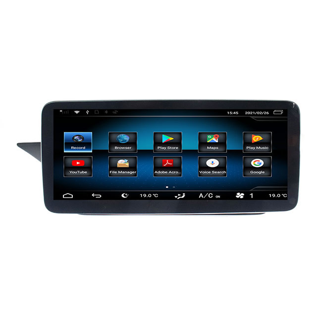 블루투스 5.0 메르세데스 안드로이드 헤드 유닛 12.3 인치 64GB 자동차 라디오 DVD 플레이어