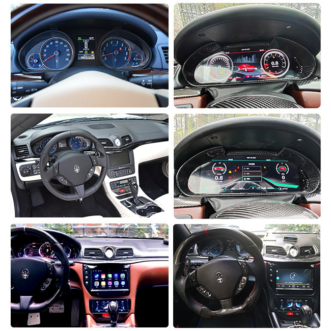 12.3 마세라티 GT / GC 그란투리스모 2007-2017을 위한 인치 안드로이드 자동차 멀티미디어 플레이어